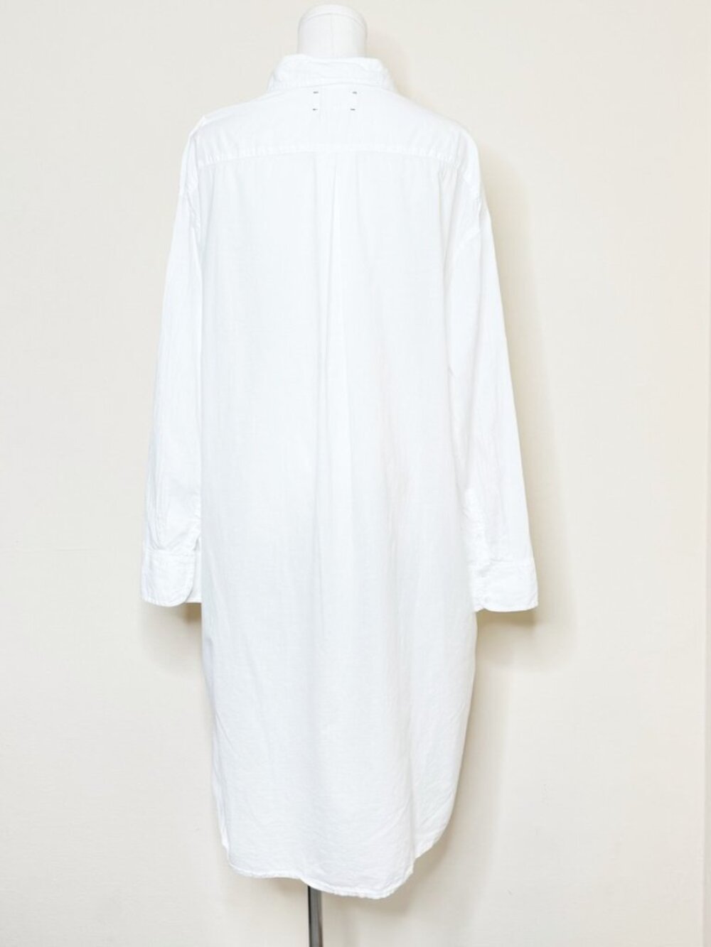 Xírena Blayke White Cotton Poplin Tunic Shirt Dress Size L - Picture 14 of 14